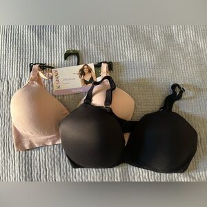 Black and Nude Nursing Bras